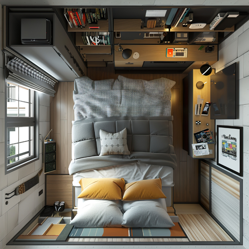 Küçük Yatak Odaları İçin Pratik Dekorasyon Tavsiyeleri